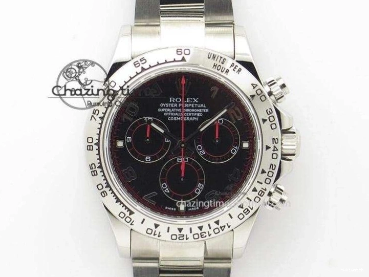 Dial A2824 Oyster Edition Best EWF Steel 124300 Black 41mm on Perpetual SS Bracelet 904L 1:1 0504